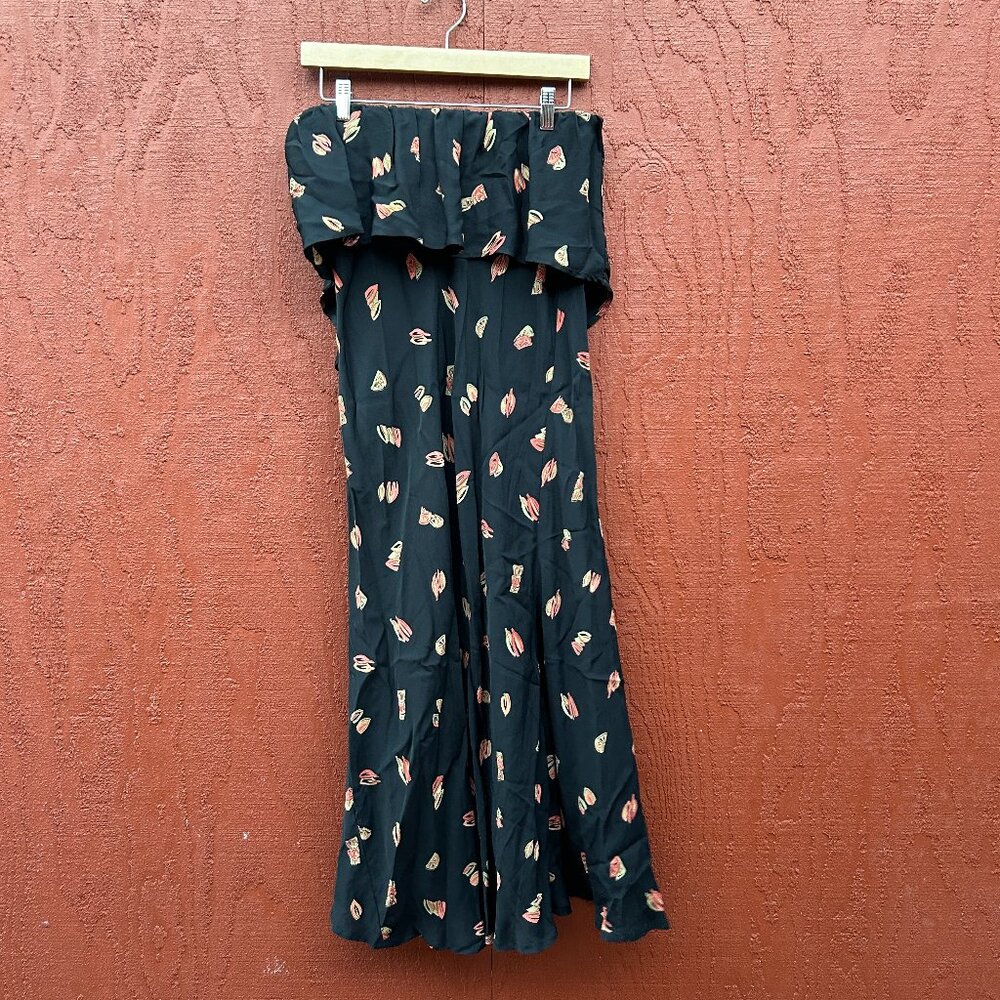 Stone Cold Fox Silk Strapless Dress